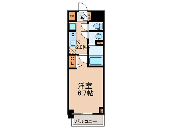 ArtizA淡路の物件間取画像